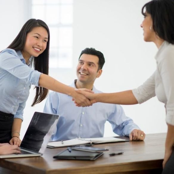 Modern corporate office environment